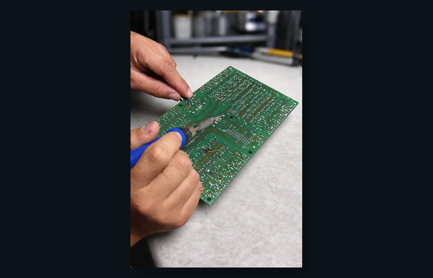 Soldadura y reparación electrónica a nivel componente