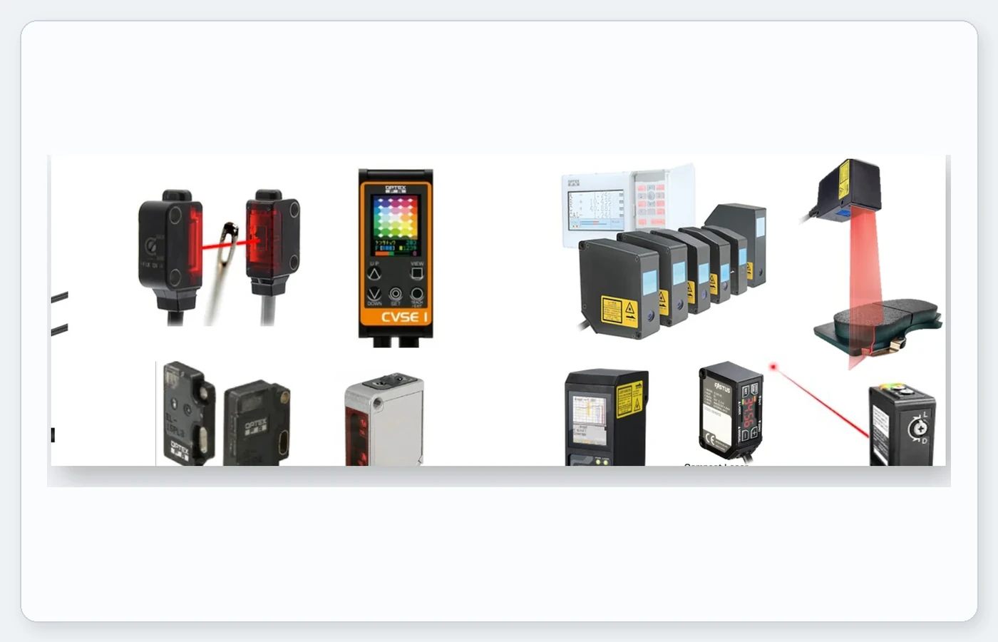 Fotoeléctricos, láser y visión