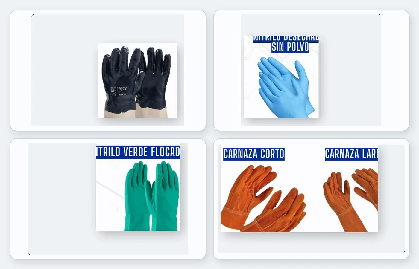 Guantes y protección de brazo